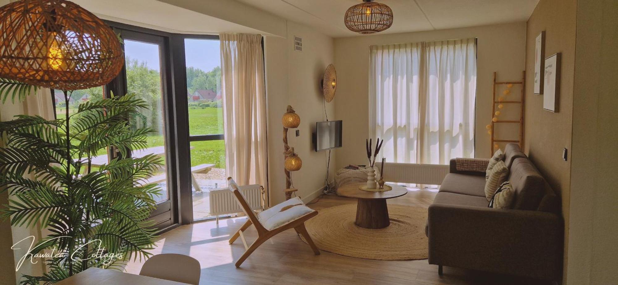 Lakeview 'Rotorua' 4-6 Pers By Kawatea Cottages Ewijk Экстерьер фото