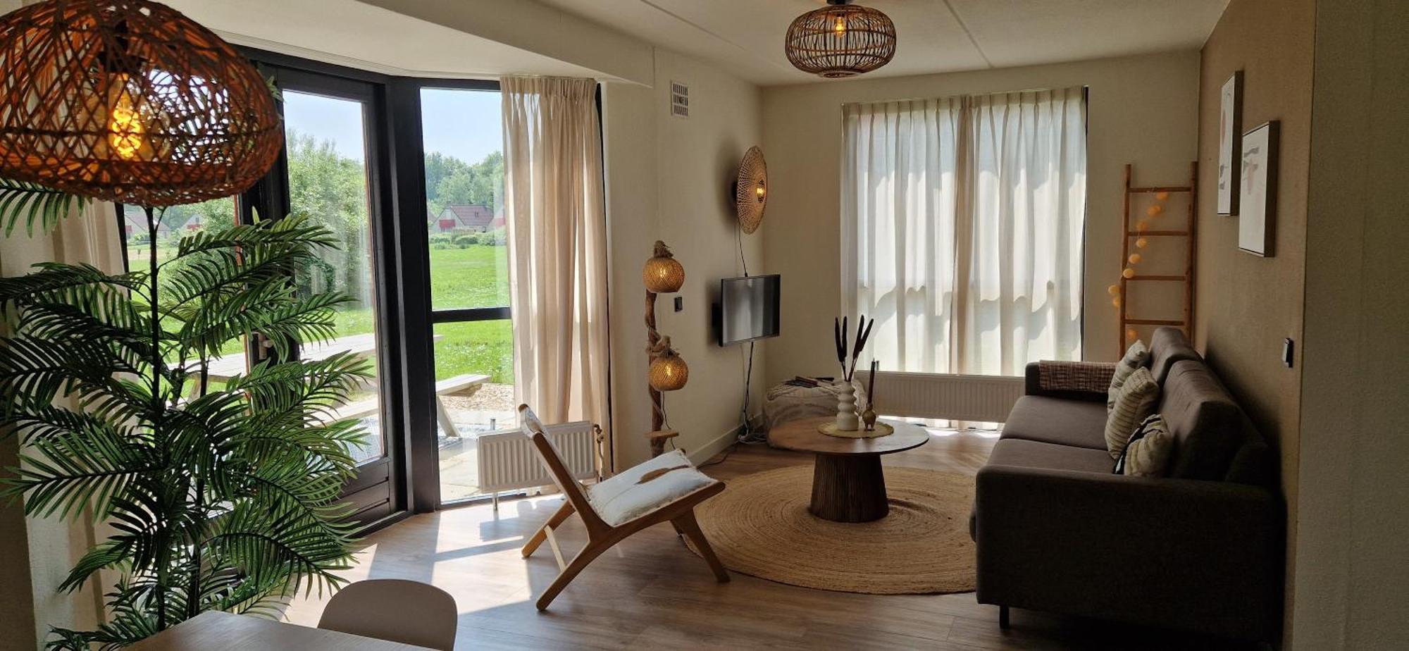 Lakeview 'Rotorua' 4-6 Pers By Kawatea Cottages Ewijk Экстерьер фото